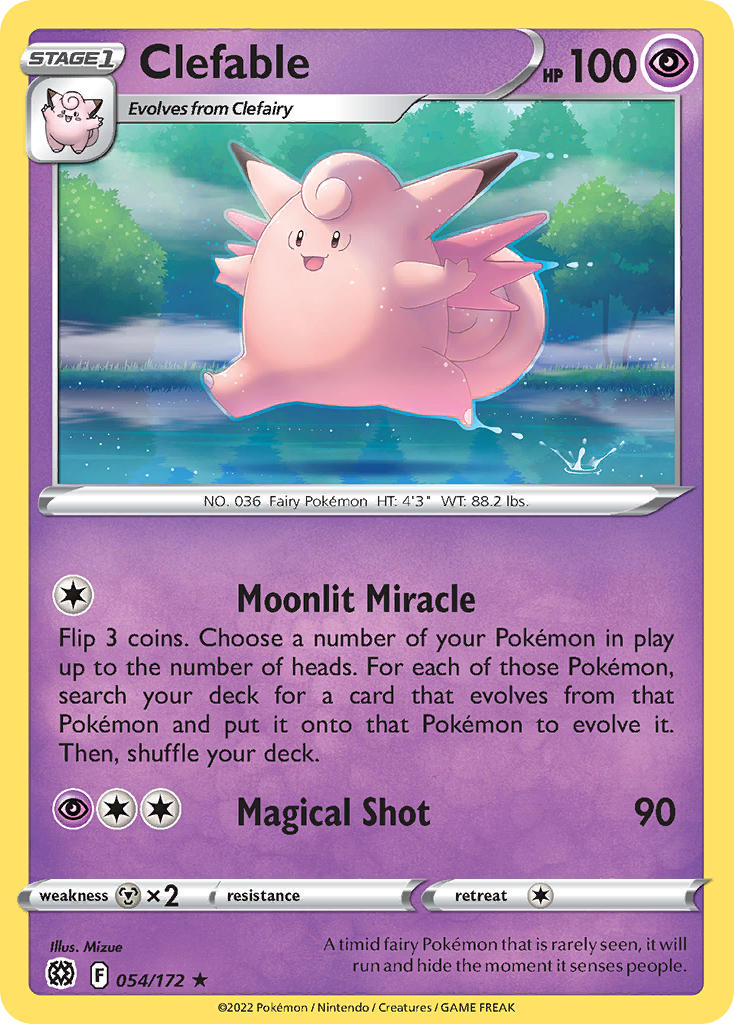 Pokemon-TCG-Brilliant Stars-Clefable-PokeTrader Australia