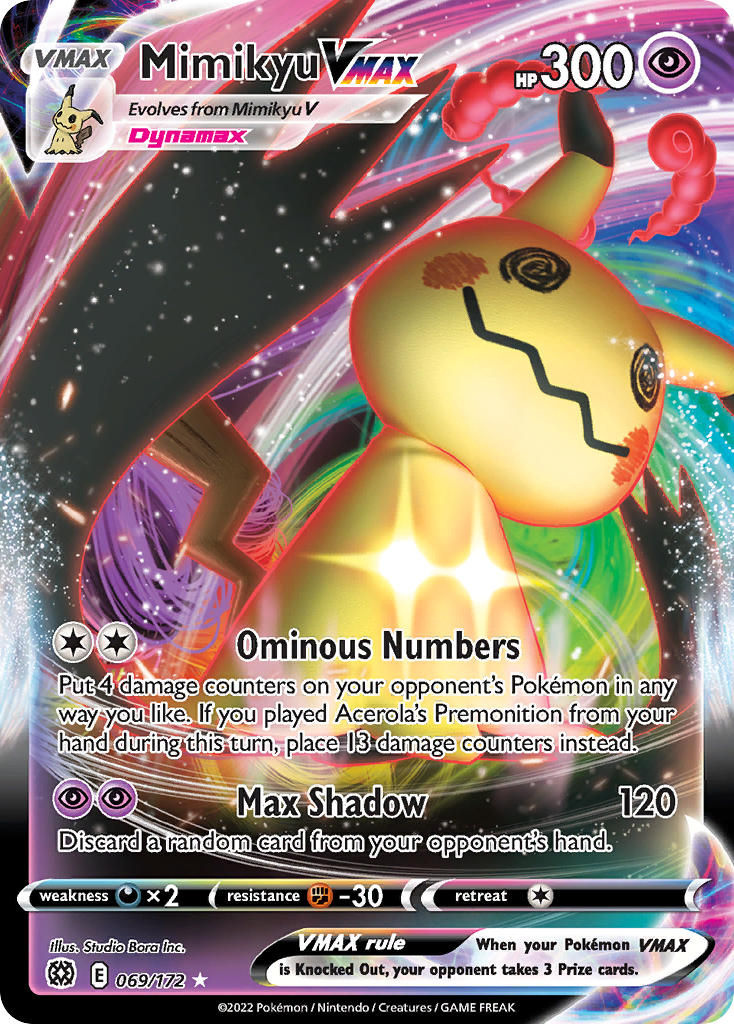 Pokemon-TCG-Brilliant Stars-Mimikyu VMAX-PokeTrader Australia