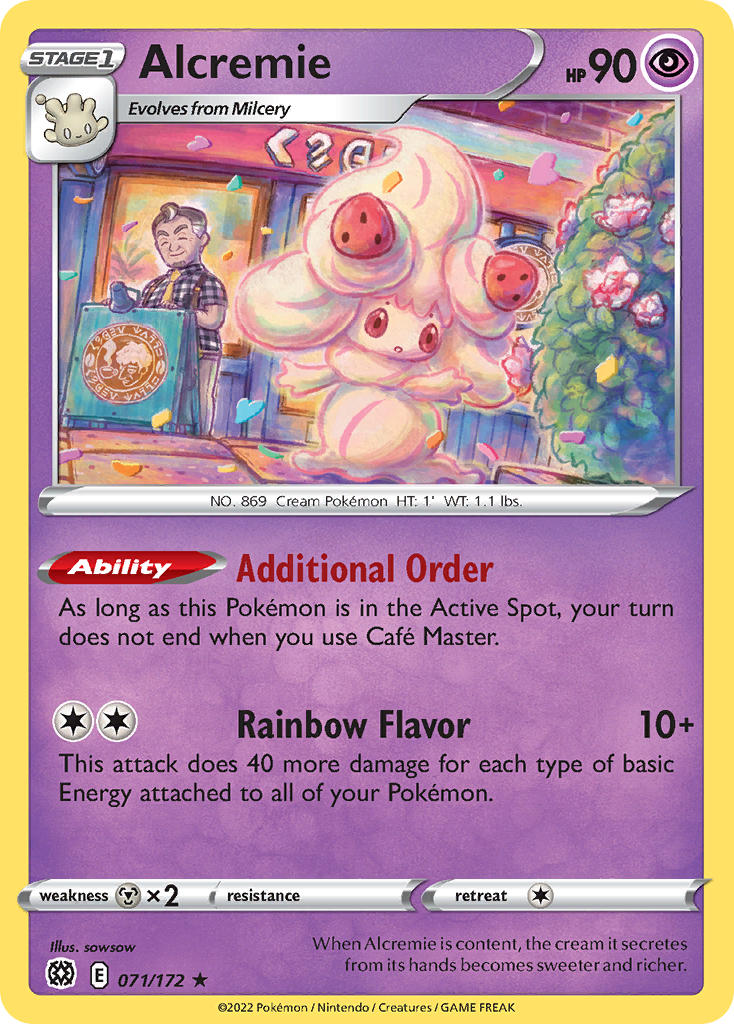 Pokemon-TCG-Brilliant Stars-Alcremie-PokeTrader Australia