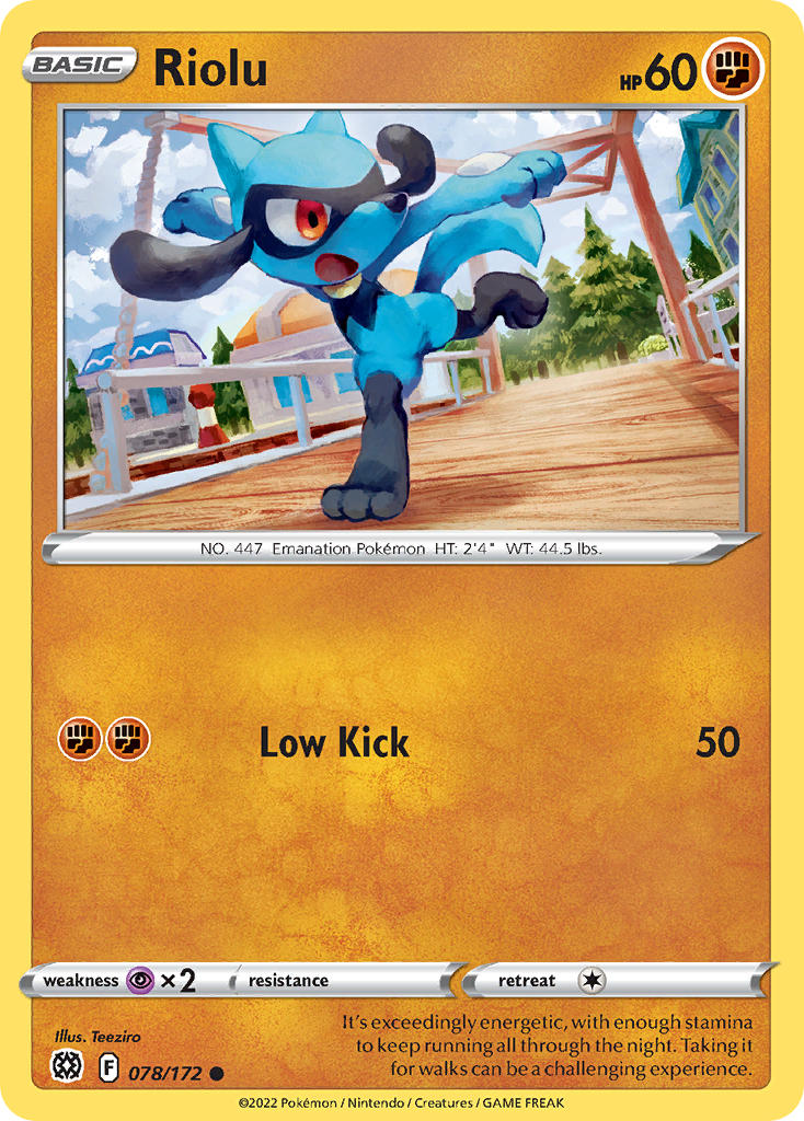 Pokemon-TCG-Brilliant Stars-Riolu-PokeTrader Australia