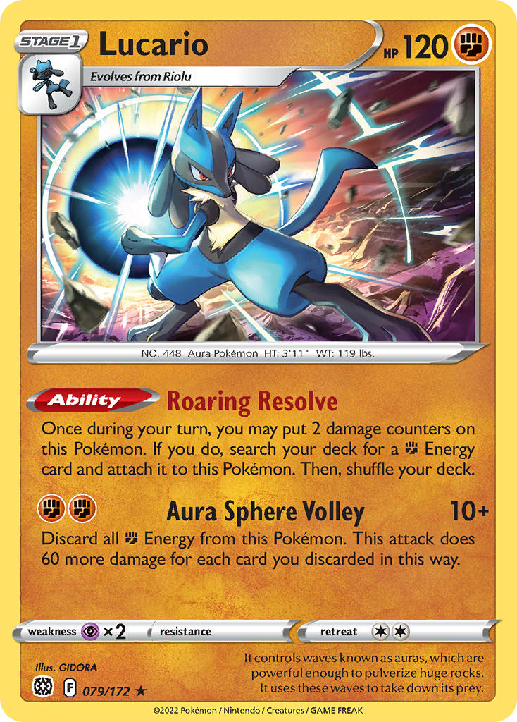 Pokemon-TCG-Brilliant Stars-Lucario-PokeTrader Australia