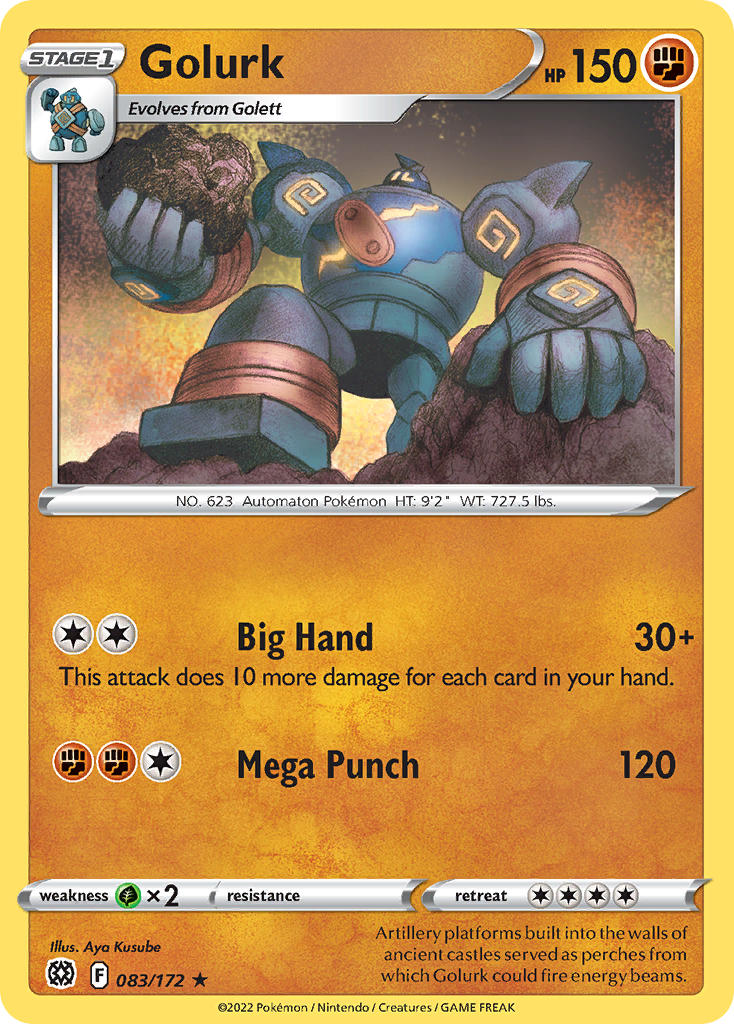 Pokemon-TCG-Brilliant Stars-Golurk-PokeTrader Australia