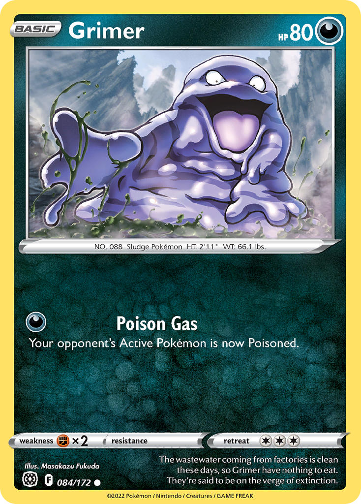 Pokemon-TCG-Brilliant Stars-Grimer-PokeTrader Australia