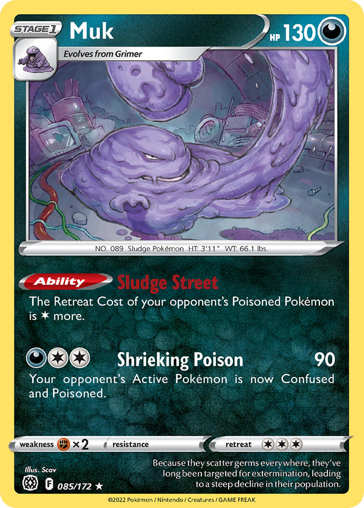 Pokemon-TCG-Brilliant Stars-Muk-PokeTrader Australia