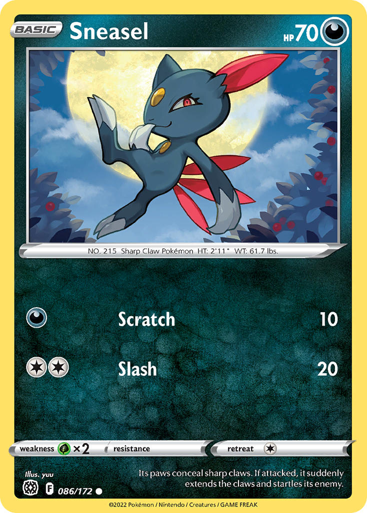 Pokemon-TCG-Brilliant Stars-Sneasel-PokeTrader Australia