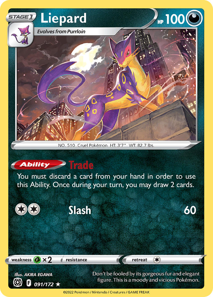 Pokemon-TCG-Brilliant Stars-Liepard-PokeTrader Australia