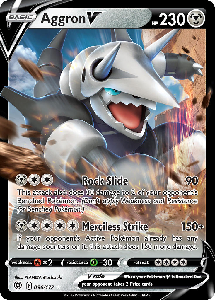 Pokemon-TCG-Brilliant Stars-Aggron V-PokeTrader Australia