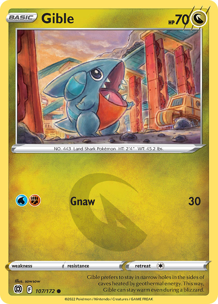 Pokemon-TCG-Brilliant Stars-Gible-PokeTrader Australia