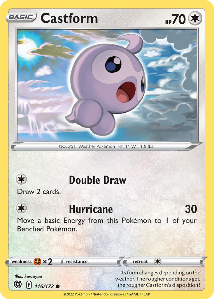 Pokemon-TCG-Brilliant Stars-Castform-PokeTrader Australia