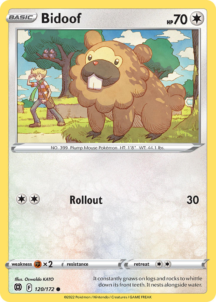 Pokemon-TCG-Brilliant Stars-Bidoof-PokeTrader Australia