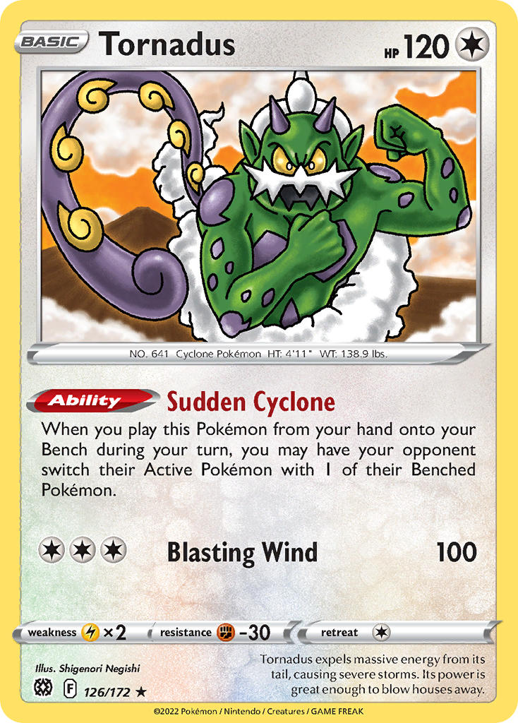 Pokemon-TCG-Brilliant Stars-Tornadus-PokeTrader Australia