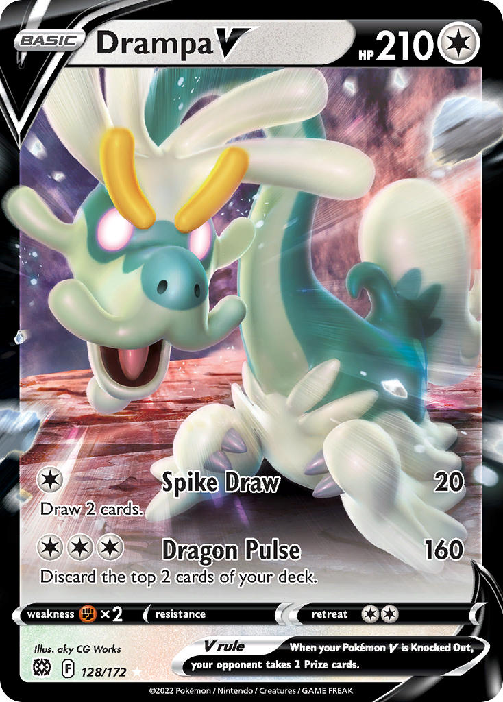 Pokemon-TCG-Brilliant Stars-Drampa V-PokeTrader Australia