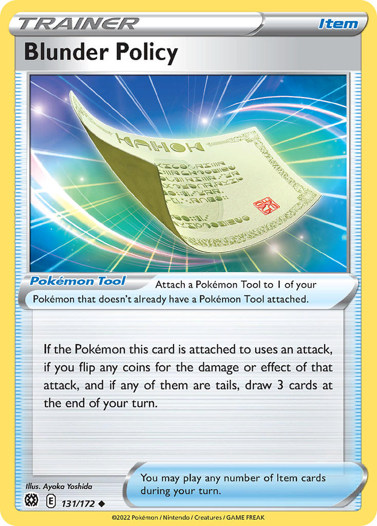 Pokemon-TCG-Brilliant Stars-Blunder Policy-PokeTrader Australia