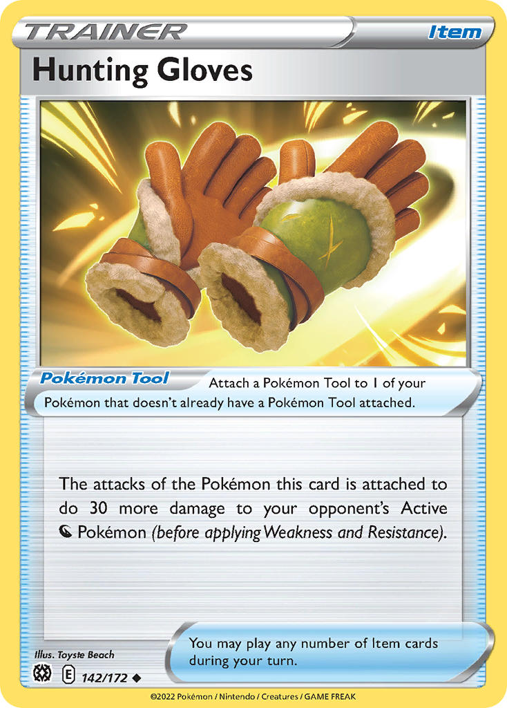 Pokemon-TCG-Brilliant Stars-Hunting Gloves-PokeTrader Australia
