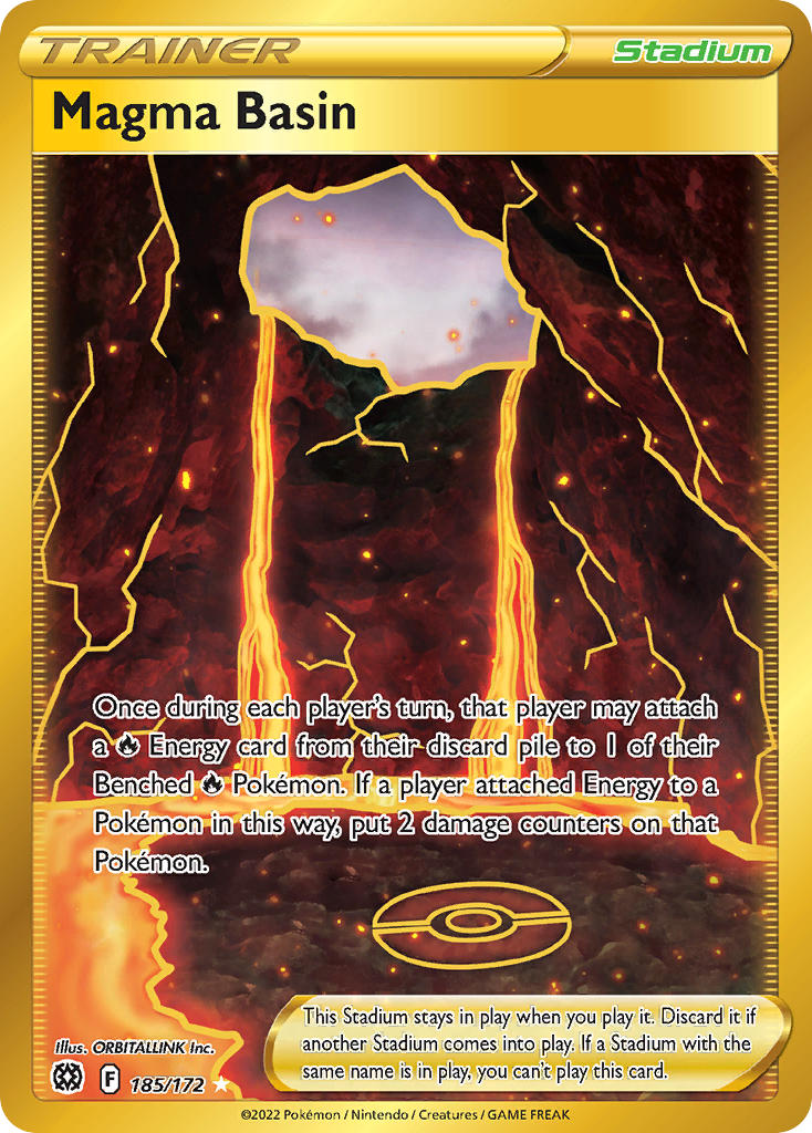 Pokemon-TCG-Brilliant Stars-Magma Basin (Secret Rare)-PokeTrader Australia