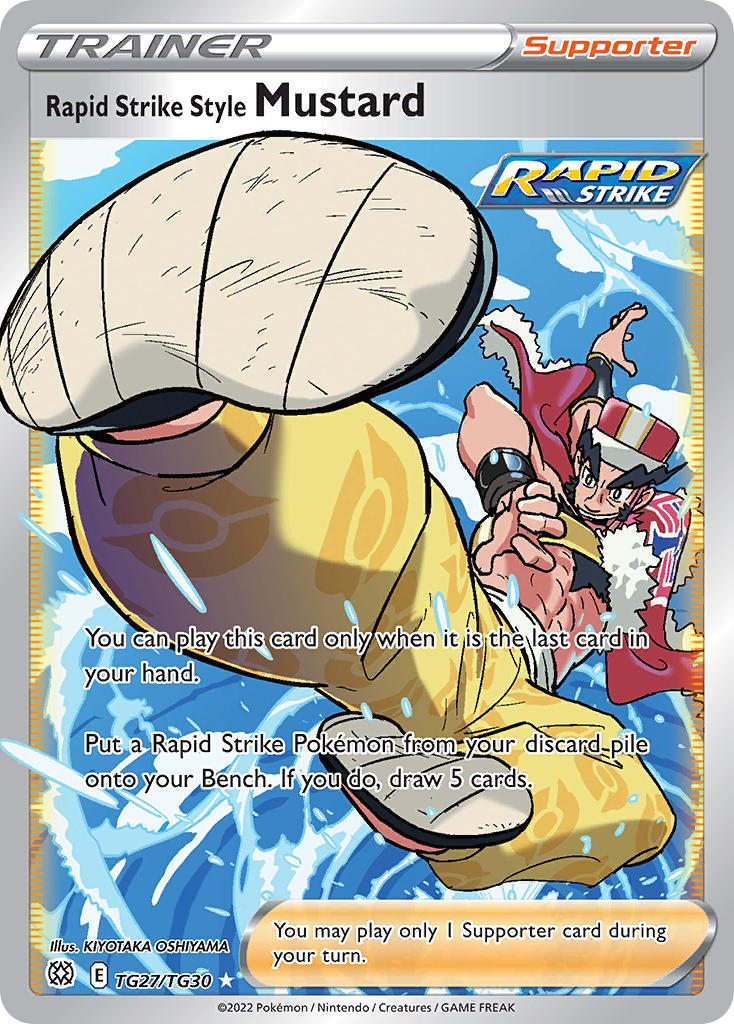 Pokemon-TCG-Brilliant Stars-Rapid Strike Style Mustard (Trainer Gallery)-PokeTrader Australia