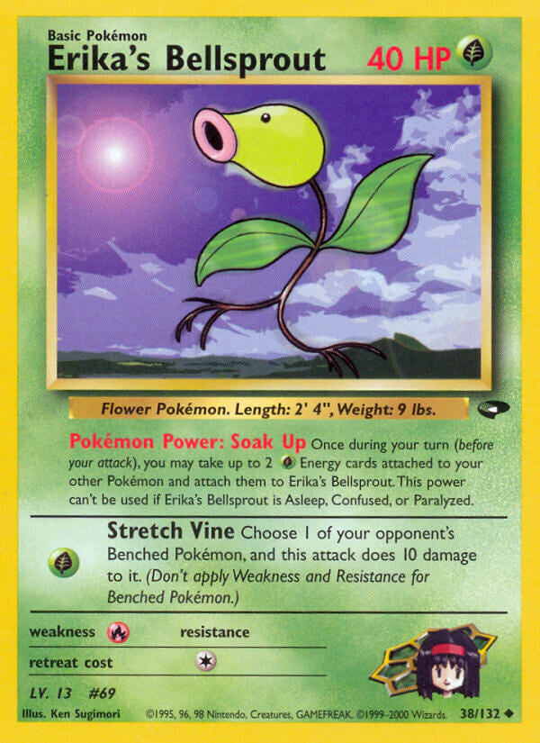 Pokemon TCG-WOTC Gym Challenge-Erika's Bellsprout-PokeTrader Australia