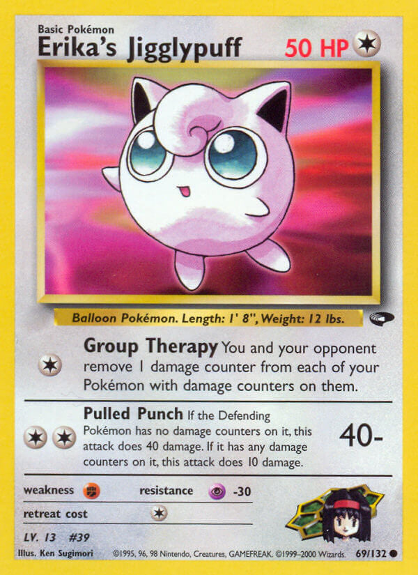 Pokemon TCG-WOTC Gym Challenge-Erika's Jigglypuff-PokeTrader Australia