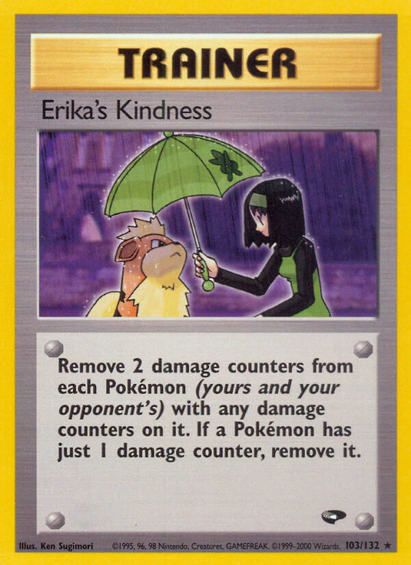 Pokemon TCG-WOTC Gym Challenge-Erika's Kindness-PokeTrader Australia