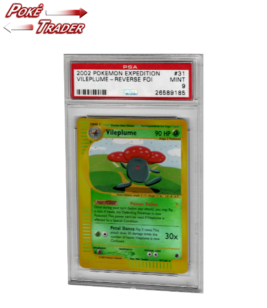 Vileplume - Reverse Holo - Expedition - PSA 9