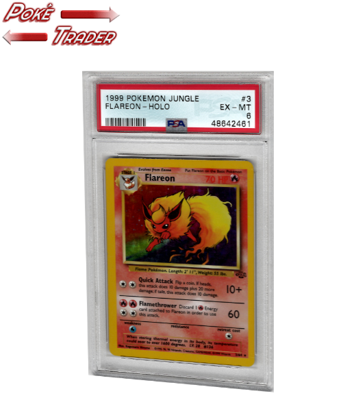 Flareon - Holo - Jungle - PSA 6