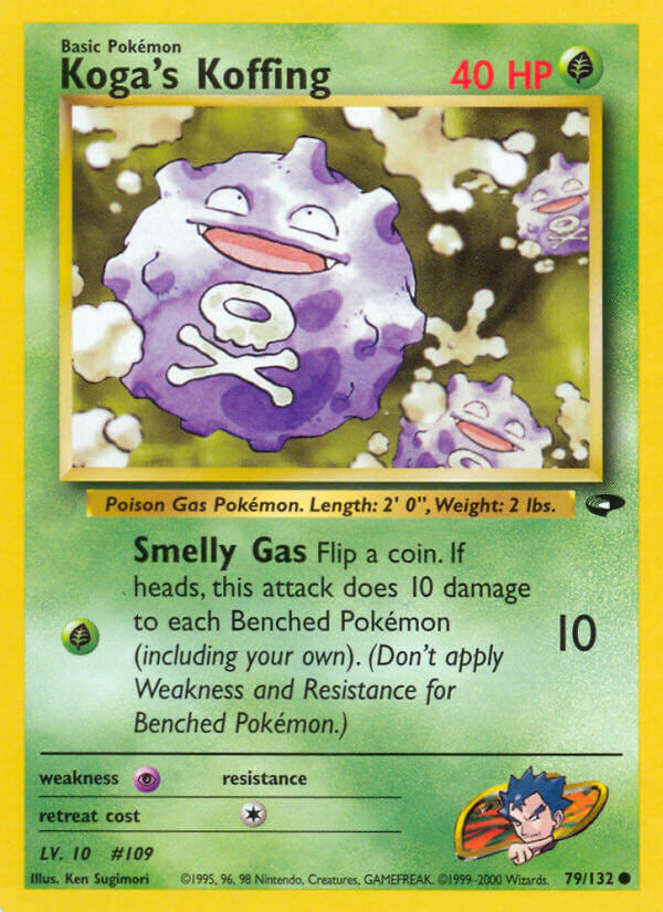 Pokemon TCG-WOTC Gym Challenge-Koga's Koffing (79)-PokeTrader Australia