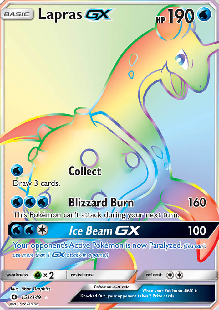 Lapras GX (Secret Rare)
