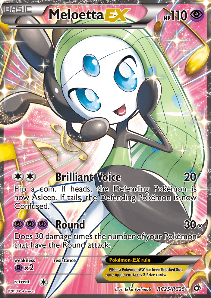 Meloetta EX (Full Art) [Radiant Collection]
