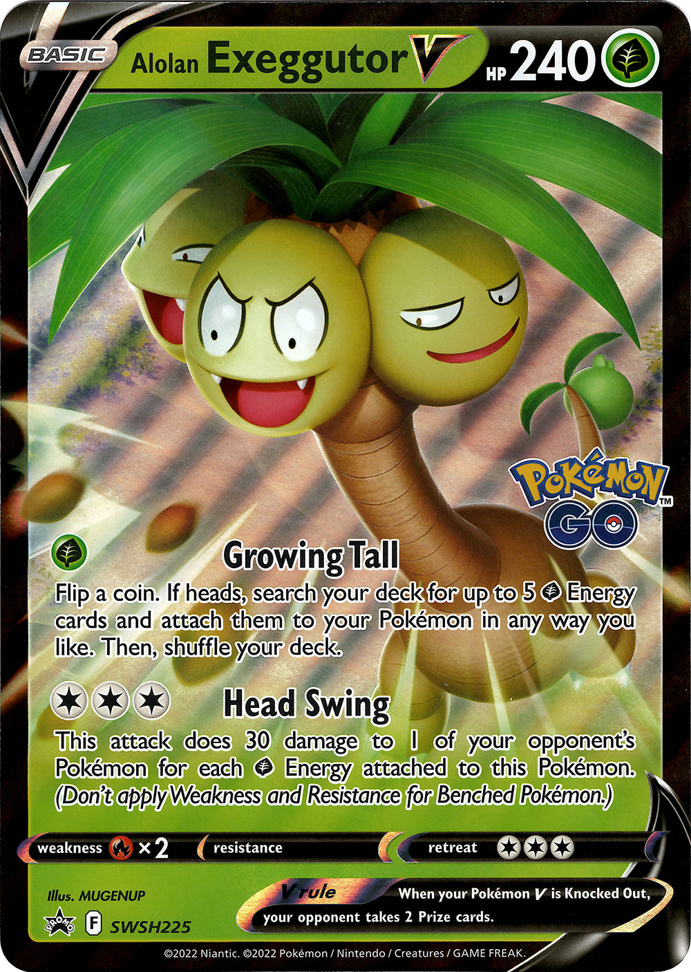Alolan Exeggutor V [JUMBO CARD]