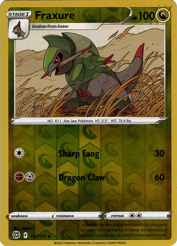 Fraxure (Reverse Holos)