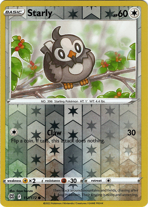 Starly (Reverse Holos)