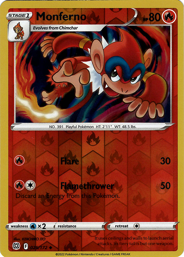 Monferno (Reverse Holos)