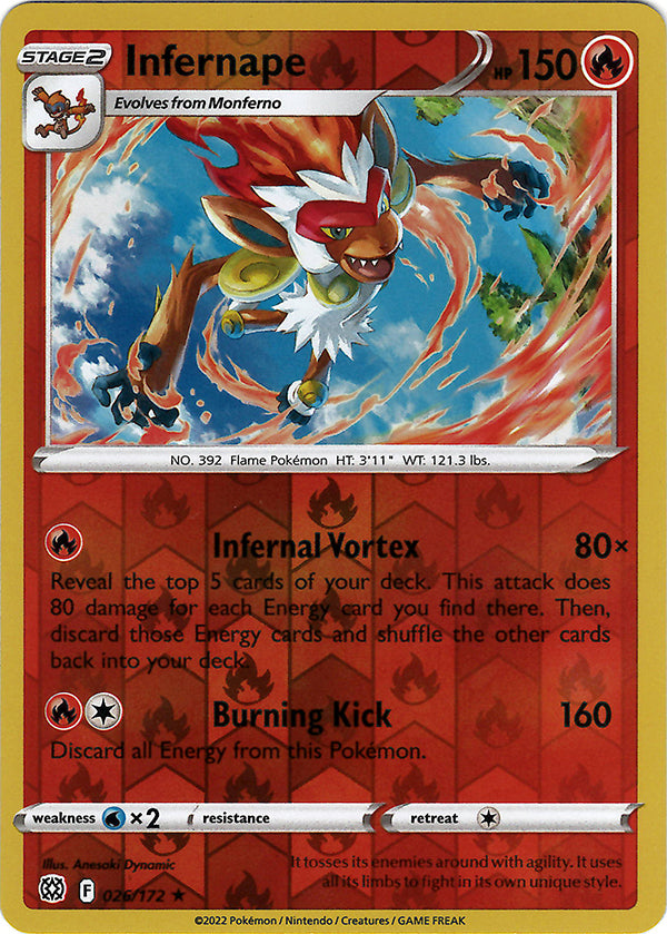Infernape (Reverse Holos)