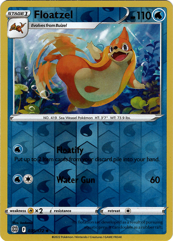 Floatzel (Reverse Holos)
