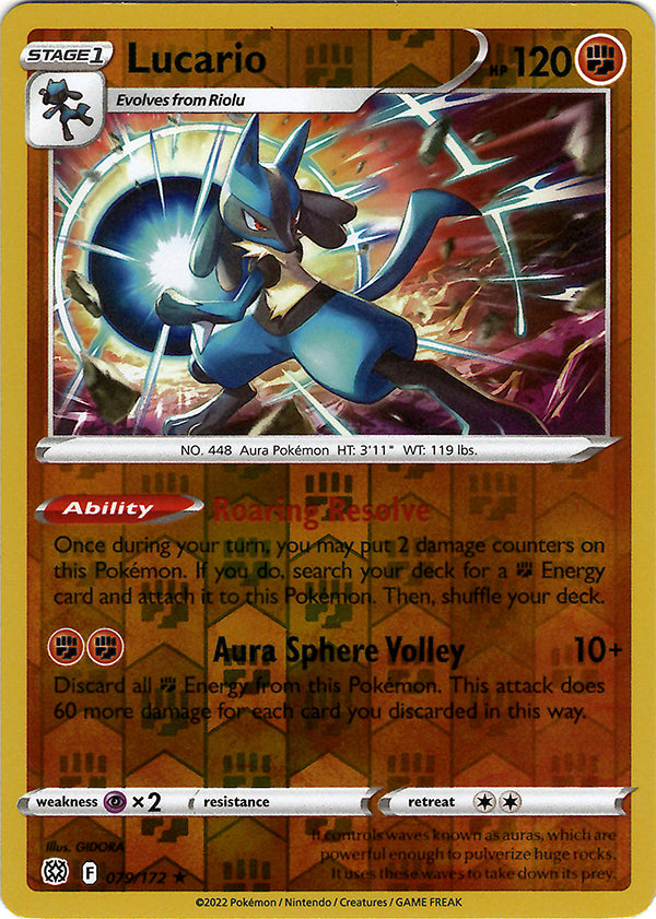 Lucario (Reverse Holos)