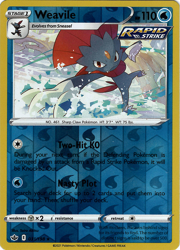 Weavile (Reverse Holo)