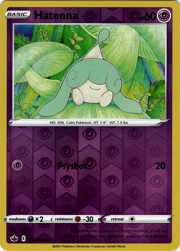 Hatenna (Reverse Holo)