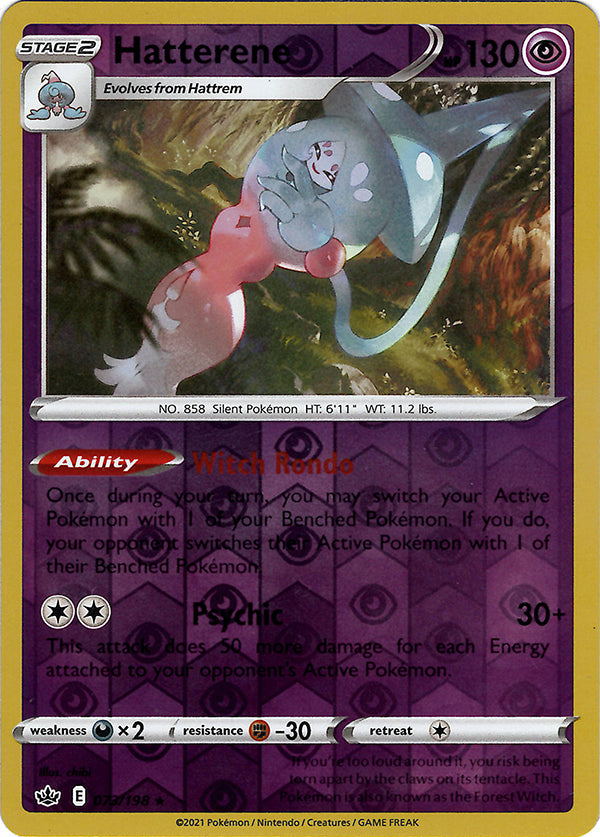 Hatterene (Reverse Holo)