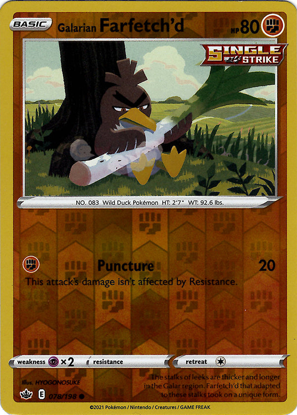 Galarian Farfetch'd (Reverse Holo)