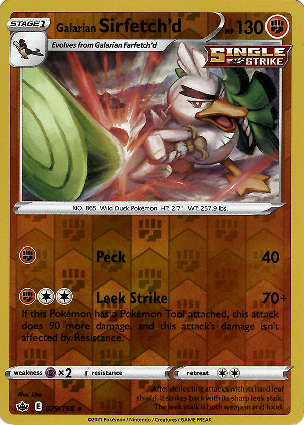 Galarian Sirfetch'd (Reverse Holo)