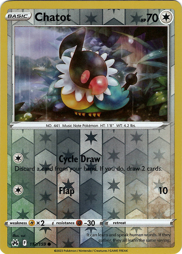 Chatot (Reverse Holo)