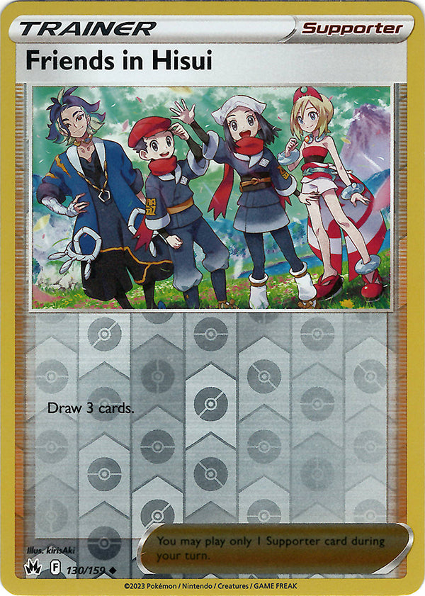 Friends in Hisui (Reverse Holo)