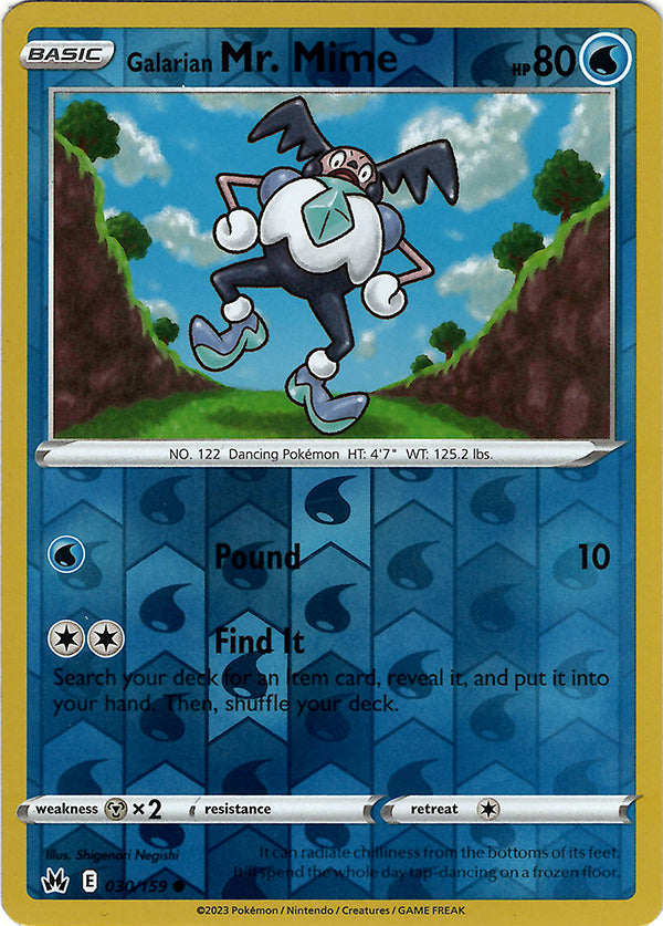 Galarian Mr. Mime (Reverse Holo)