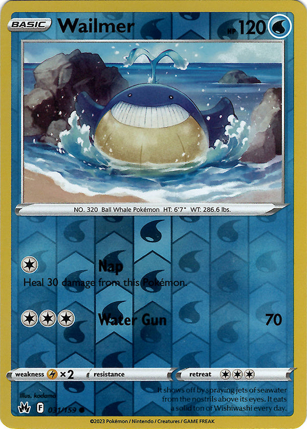 Wailmer (Reverse Holo)