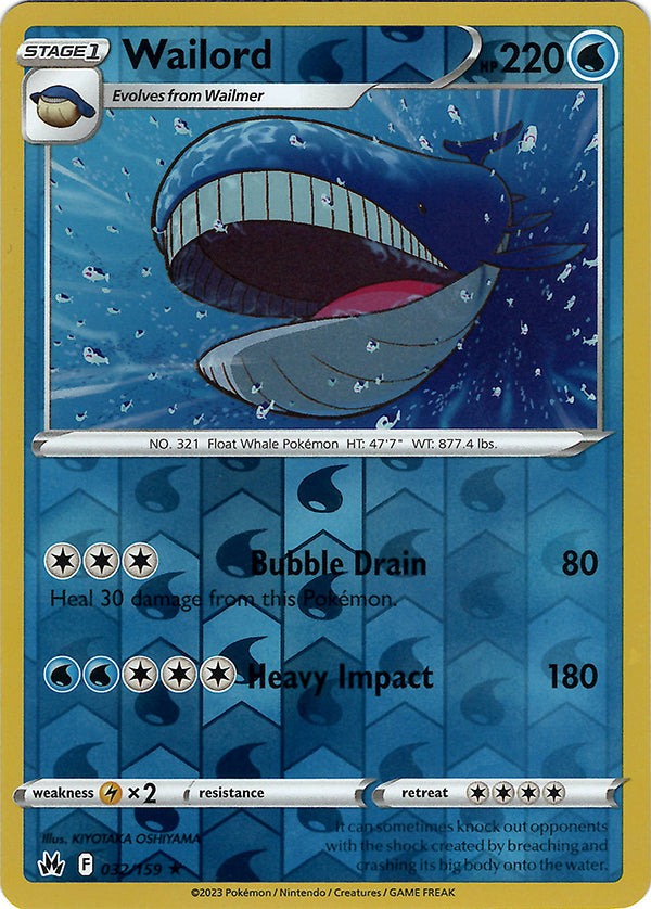 Wailord (Reverse Holo)