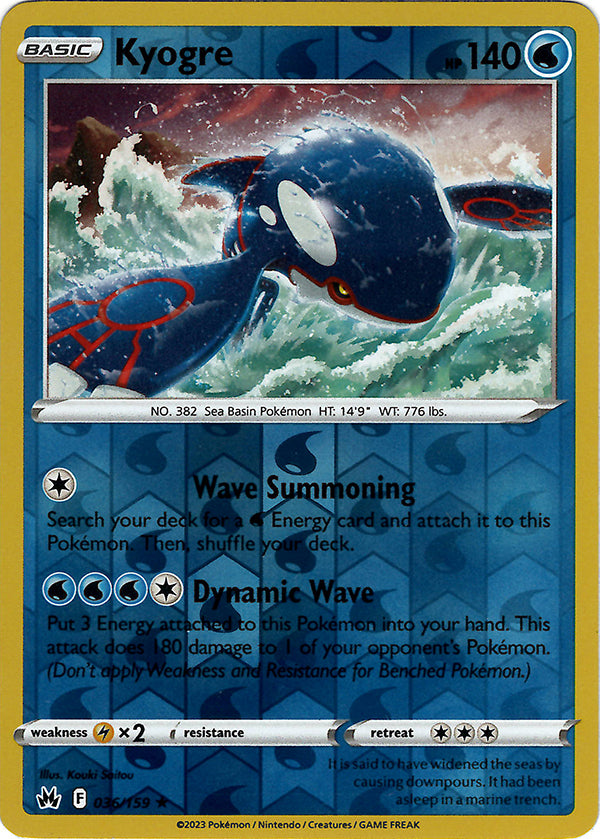Kyogre (Reverse Holo)