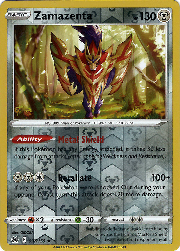 Zamazenta (Reverse Holo)