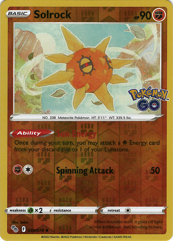 Solrock (Reverse Holo)