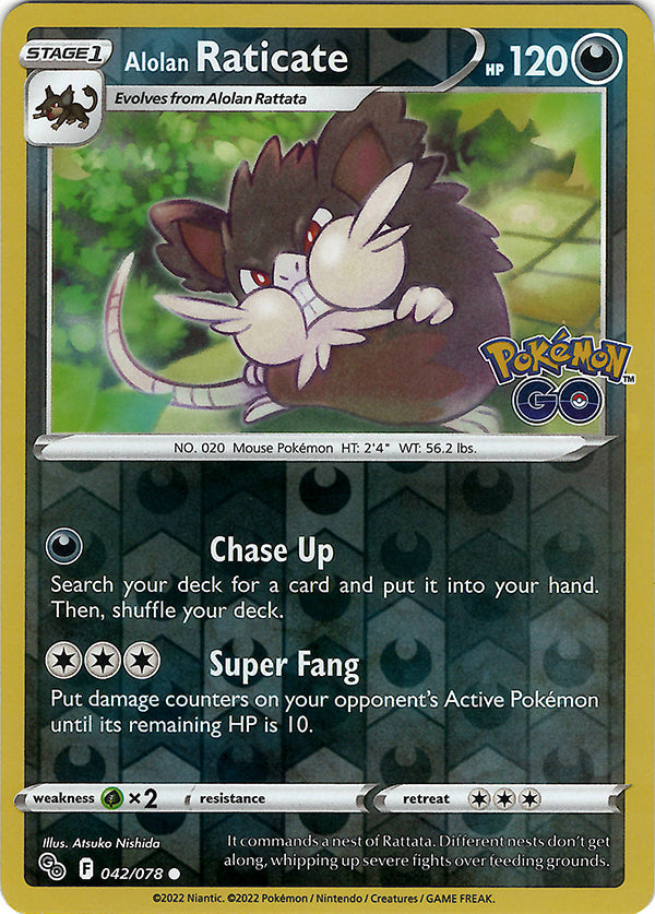 Alolan Raticate (Reverse Holo)