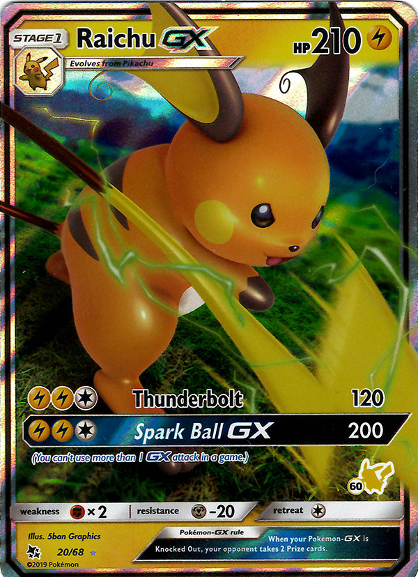 Raichu GX (Battle Academy Pikachu Stamped)